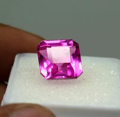 Natural Spinel Loose Gemstone Emerald Cut  Certified From Myanmar 9.10 Ct • $11.19