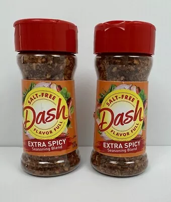 2 X Mrs Dash Flavor Full Salt Free Extra Spicy Seasoning Blend 2.5oz Ea. Sealed • £12.04