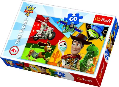 £7.49 • Buy Trefl 60 Piece Kids Large Toy Story 4 Playing Big Pieces Floor Jigsaw Puzzle NEW