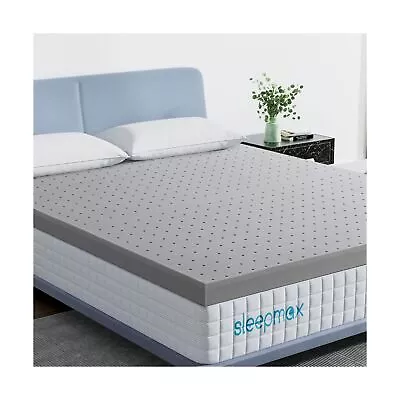 Sleepmax Extra Firm Mattress Topper Queen Size 4 Inch - Memory Foam Mattress ... • $155.03