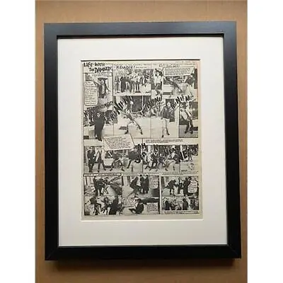 DAMNED NEAT NEAT NEAT (FRAMED) POSTER Sized Original PUNK Music Press Page From  • £69