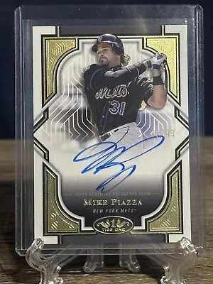 2023 Topps Tier One Mike Piazza Auto /49 New York Mets • $29.99