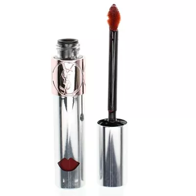 Yves Saint Laurent Red Lip Gloss Volupte Liquid Balm Gloss 11 Hook Me Berry NEW • £16.65