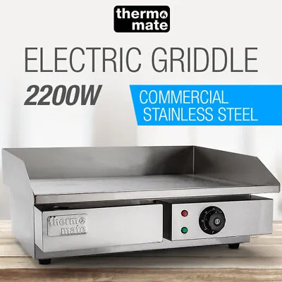 $219 • Buy 【EXTRA10%OFF】Thermomate Electric Griddle Grill BBQ Hot Plate Commercial