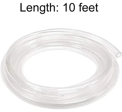 Clear Vinyl Tubing Flexible PVC Tubing Hybrid PVC Hose Lightweight Plastic Tub • $19.99