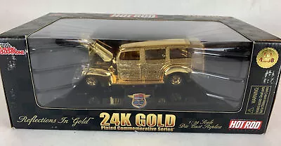 £68.13 • Buy Racing Champions 24k Gold Hot Rod Magazine Woodie 50th Anniversary 1:24 Diecast 
