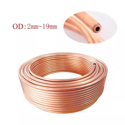 Copper Coil / Air Conditioning Refrigeration Tubing /T2 Soft Coil Copper Tubes • $3.80