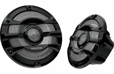 Kenwood KFC-2053MRB 8  Marine Speakers Boat Water Resistant 100w RMS - Black • $187