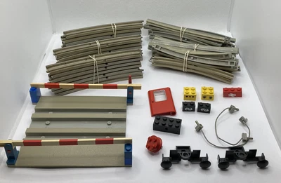 £19.99 • Buy Vintage Lego Electric Train Bundle 12v / 4.5v Grey Track, Crossing & Buffers