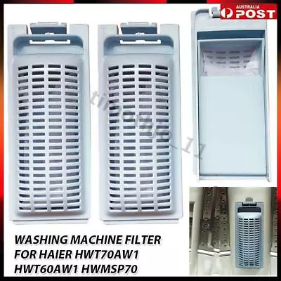 1/2X Washing Machine Lint Filter For HAIER HWT70AW1 HWT60AW1 HWT80AW1 HWMSP70 • $9.98