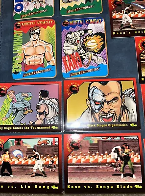 Mortal Kombat Kano & Johnnny Cage 1992 Tiger Barcodzz + Bonus MK Trading Cards • $79.99