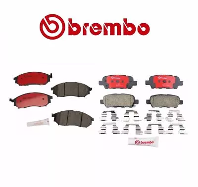 Front & Rear Disc Brake Pads Brembo For Infiniti FX35 G25 G35 M35 M45 • $129.55