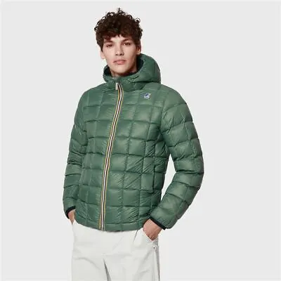 K-WAY Mens Quilted Jacket Reversible Art. K111BEW Mod. Jacques Thermo PLUS.2 • $300.98