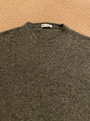 $183.52 • Buy Inis Meain Donegal Crew Neck Sweater Green Wool Pullover XL