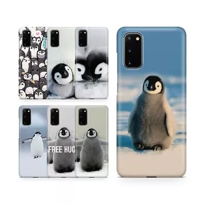 Case For Samsung S20 S10 S8 S9 S7 Hard Phone Cover Cute Baby Penguins • £5.99