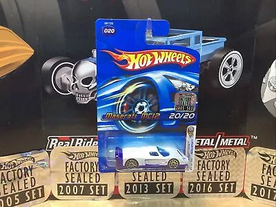 Hot Wheels 2005 First Editions #20 Maserati MC12 White Factory Seal Holo H9845 • $20