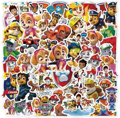 50 Paw Patrol Vinyl Stickers For Scrapbooking Laptop Skateboard Stickers • £2.99