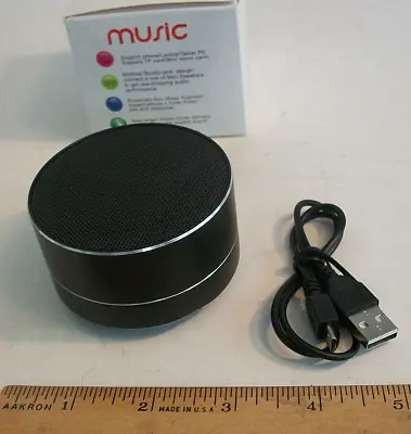 Music Mini Bluetooth Rechargeable Speaker USB New In Box Loud • $5.99