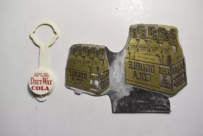 Vintage 6  Double Cola Printer's Engraved Print Plate  Diet-way Capper • $5