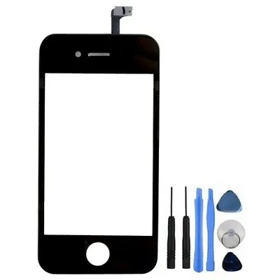 $7.99 • Buy Black Digitizer Front Touch Glass Screen Lens Frame Part For IPhone 4S