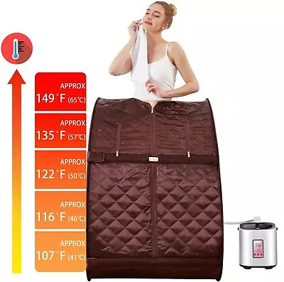 2L Portable Folding Steam Sauna SPA Loss Weight Detox Therapy Tent Home Relax • $69.99