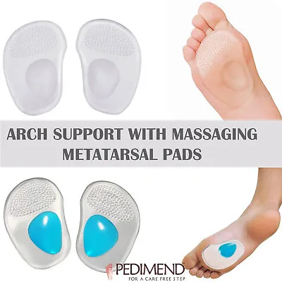 Pedimend Foot Cushions Metatarsal Arch Support Pad Massage Feet Shoe Insole - UK • £6.49