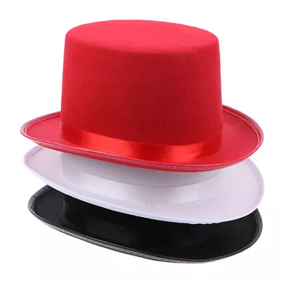 1Pc Deluxe Top Hat Magician Costume Mat Hatter Wedding Christmas Party FormaHFS0 • £6.65