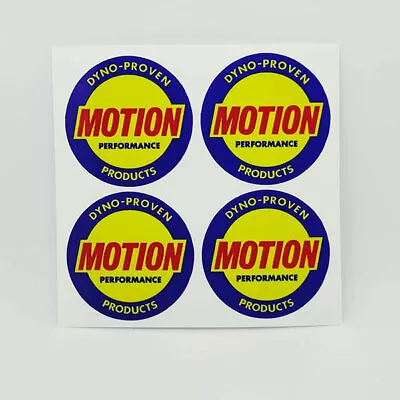 FOUR 1 3/4  BALDWIN MOTION PERFORMANCE Vintage Style DECALS Vinyl STICKERS • $4.69