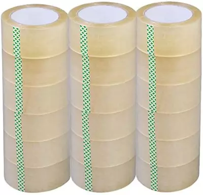 Clear Packing Carton Sealing Tape 72 Rolls - Strong 1.8 Mil - 2  X 110 Yards • $52.40