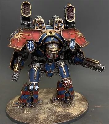 Adeptus Titanicus Warlord Battle Titan Imperial Knights Warhammer 40000 Painted • $814.02