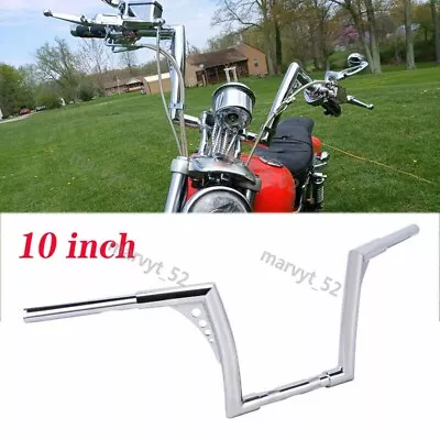 Chrome 10  Ape Hanger Handlebar For Yamaha Road Star Virago V-Star 1100/1300 • $119.65