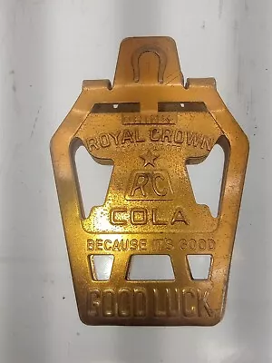 Vintage Drink Royal Crown Rc Cola Good Luck Money Clip Lucky Horseshoe Clip  • $45