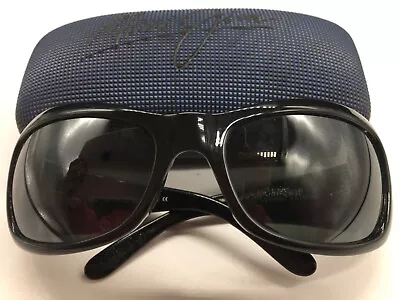 Maui Jim MJ 134-02 Sunglasses 61/19 117 /KAC237 Black Wrap Frames With Case • $115