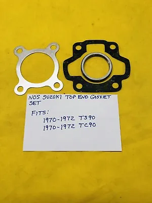 NOS SUZUKI Top End Gasket Kit 1970-1972 TS90 / TC90 (STEGK-003) AHRMA • $33.99