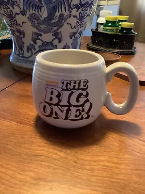 $19.99 • Buy Dunkin' Donuts Doughnuts The Big One Coffee Cup Mug Ribbed Vintage Heavy VHTF
