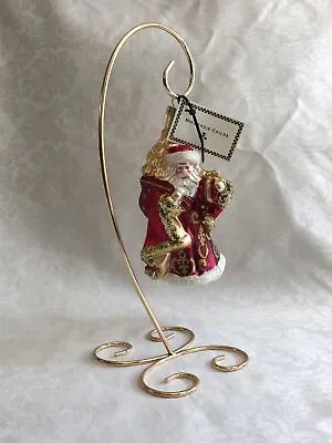 Mackenzie Childs Complements Blown Glass Santa Ornament NEW M22-jn • $38.69