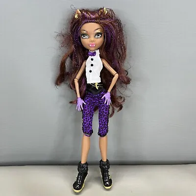 Monster High Doll Sweet 1600 Clawdeen Wolf 2008 Purple • $32.99