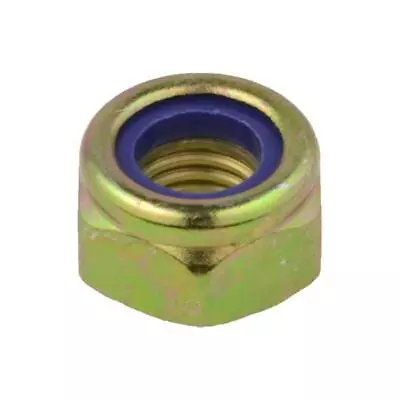 M5 M6 M8 M10 M12 M14 M16 M18 M20 Metric Hex NYLOC Nut Class 8 ZINC YELLOW • $320