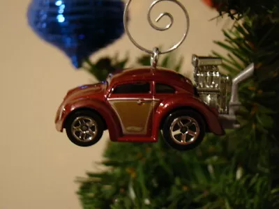 Volkswagen Beetle Custom Christmas Tree Ornament W/ Hanger- Cool VW Street Racer • $18.99