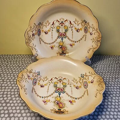 Antique Pair Of James Kent Royal Foley Ware Bowls • £15.51