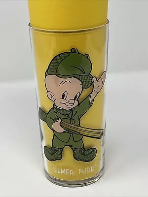 Vintage 1973 Looney Tunes Pepsi ELMER FUDD Character Collectors Glass • $7.99