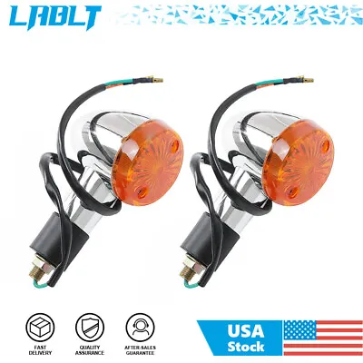 LABLT 2 × Turn Signals Light For Kawasaki Vulcan VN 750 800 900 1500 1600 1700 • $9.25