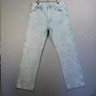 Vintage Wrangler Jeans Mens 34 X 32 * Acid Wash Cowboy Western USA Made 13MWZMI • $38.87