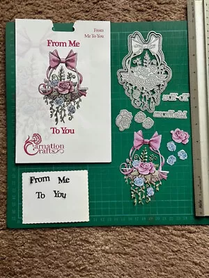 Carnation Craft Die.From Me To You • £12