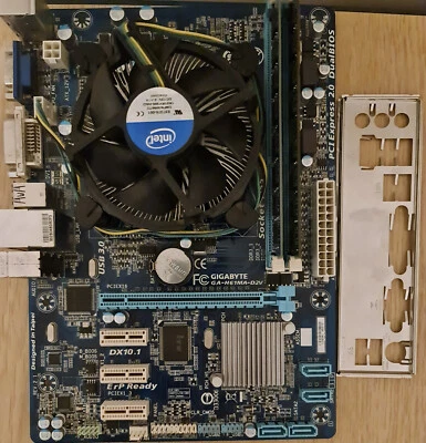£53 • Buy Intel Core I5 3470 CPU, GIGABYTE GA-H61MA-DS2 Motherboard And 12GB RAM Bundle