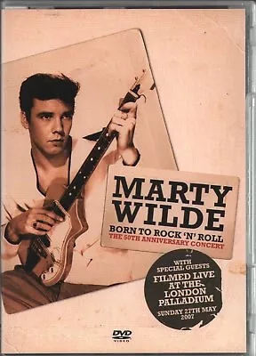 Marty Wilde Born To Rock 'n' Roll DVD Europe Universal 2007 The 50th Anniversary • £12.28