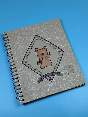VTG 1996 Sanrio Hello Kitty Zashikibuta Pig Friends Spiral Address Book Notepad • $20
