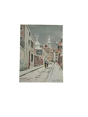 Vtg Maurice Utrillo Art Print  Unframed Sacre-Coeur De Montmartre  7.5  X 10  • $15