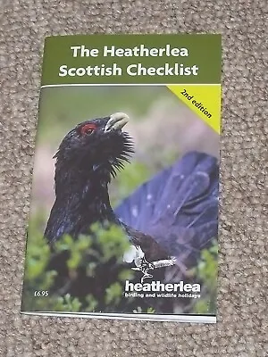 £3.20 • Buy The Heatherlea Scottish Checklist Of Birds - 2nd Ed