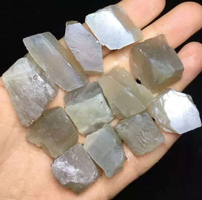 91g Natural Rare White Moonstone Quartz Crystal Healing Reiki Raw Stone Z98 • $1.25